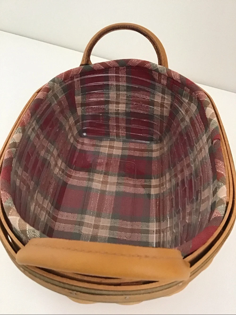 Vintage Longaberger 2001 Autumn Reflections Small Daily Blessings Basket